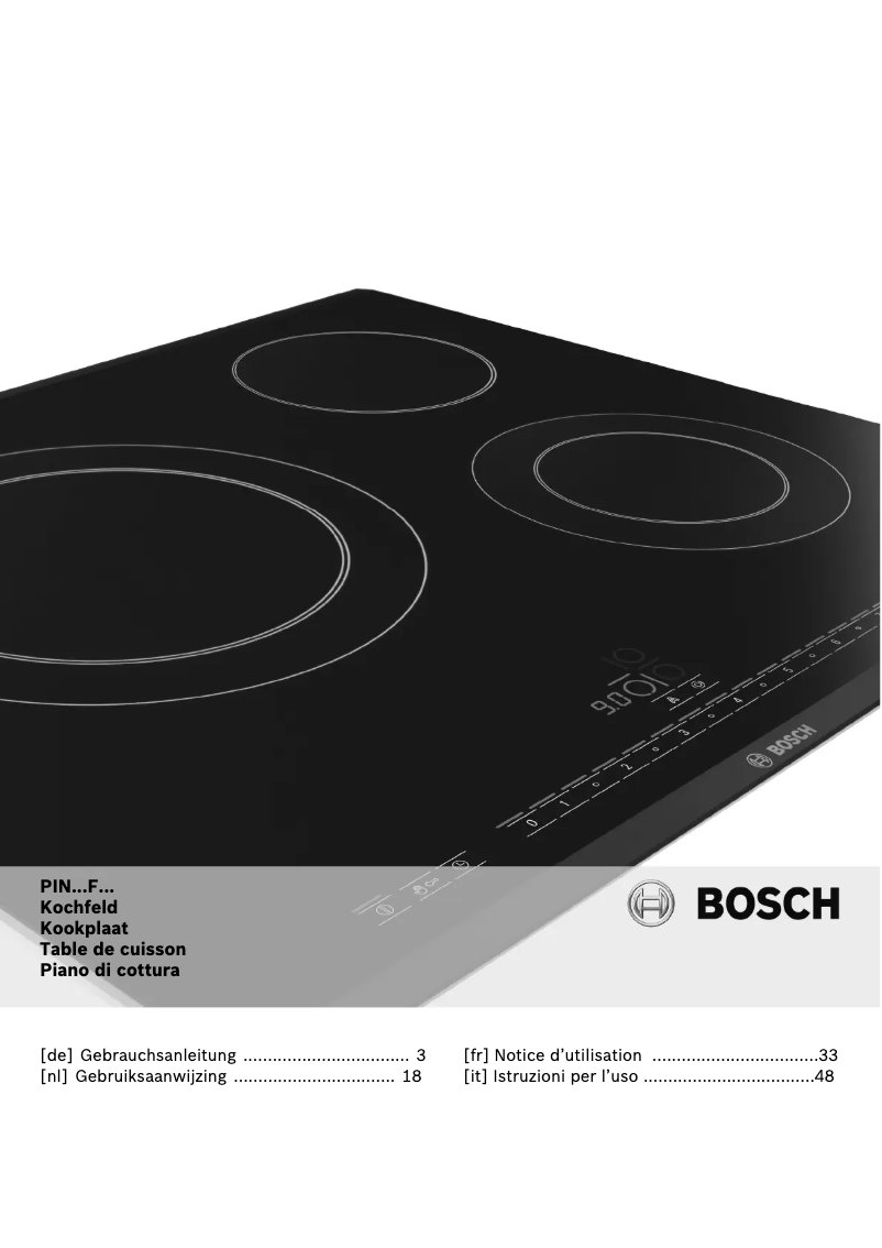 Image de la première page du manuel de l'appareil PIN645F17E