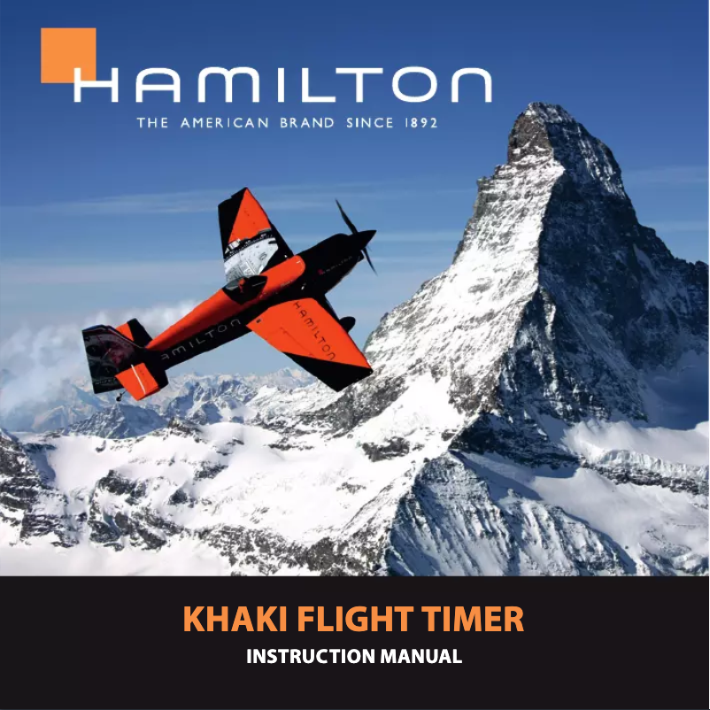Image de la première page du manuel de l'appareil Khaki Flighttimer