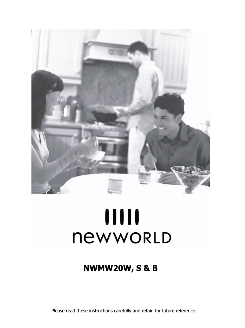 Page n°1 - Manuel utilisateur New World NWMW20B