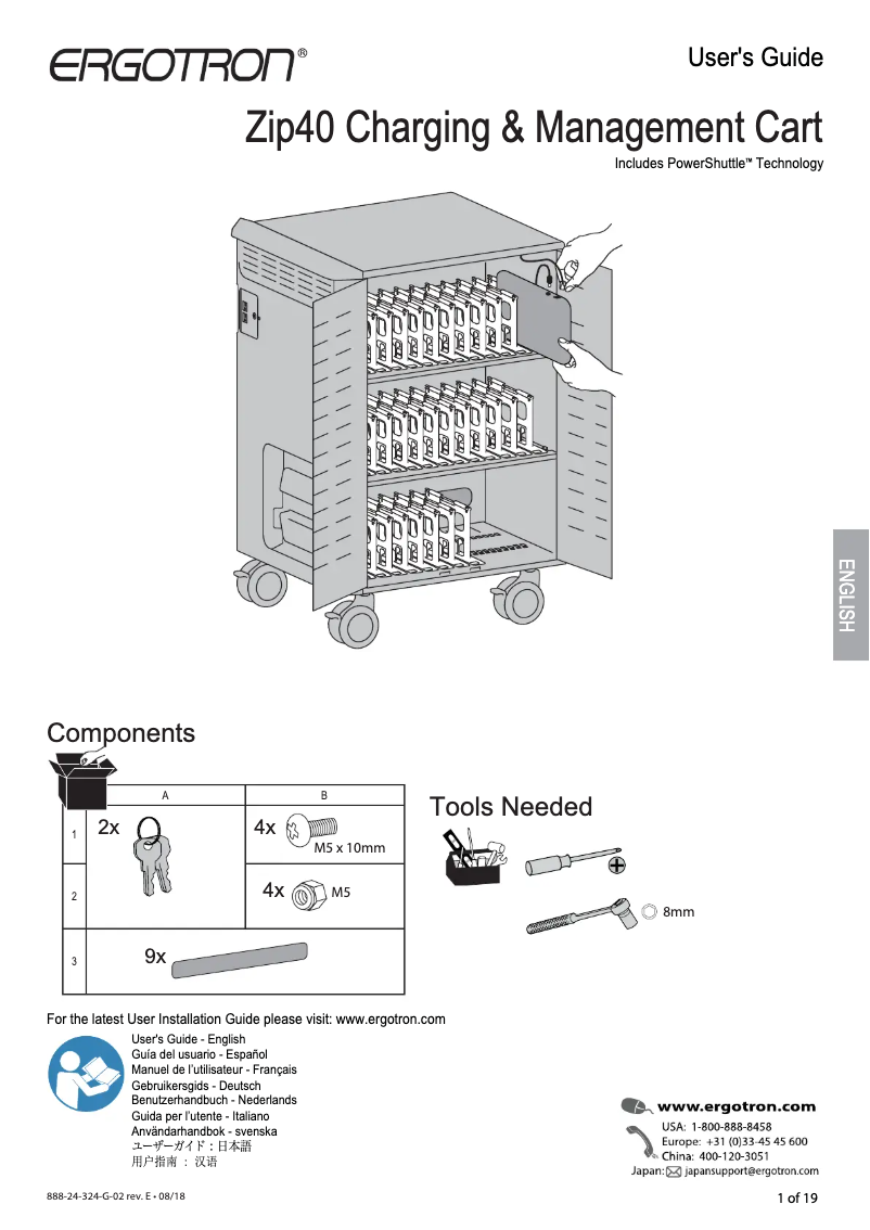 Image de la première page du manuel de l'appareil Zip40