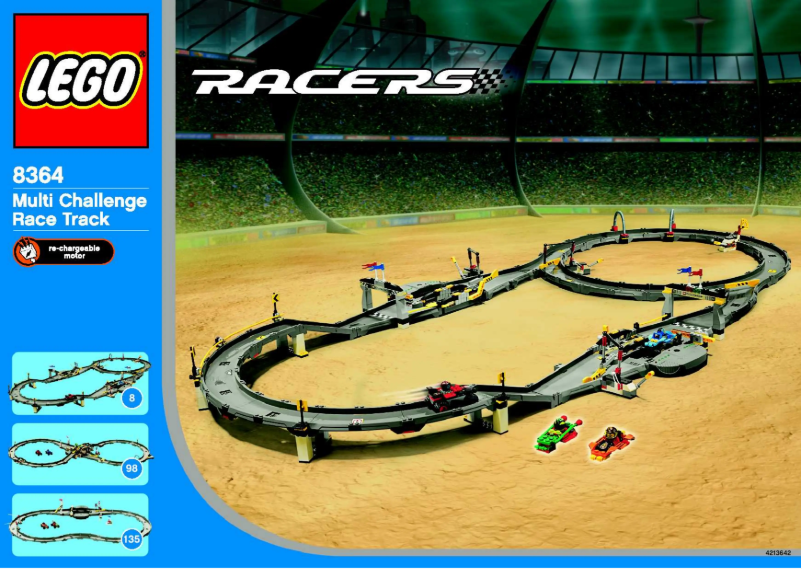 Page n°1 - Manuel utilisateur Lego Racers 8364
