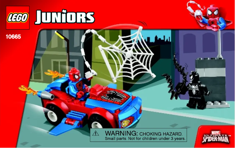 Page 1 de la notice Manuel utilisateur Lego Spider-Man 10665