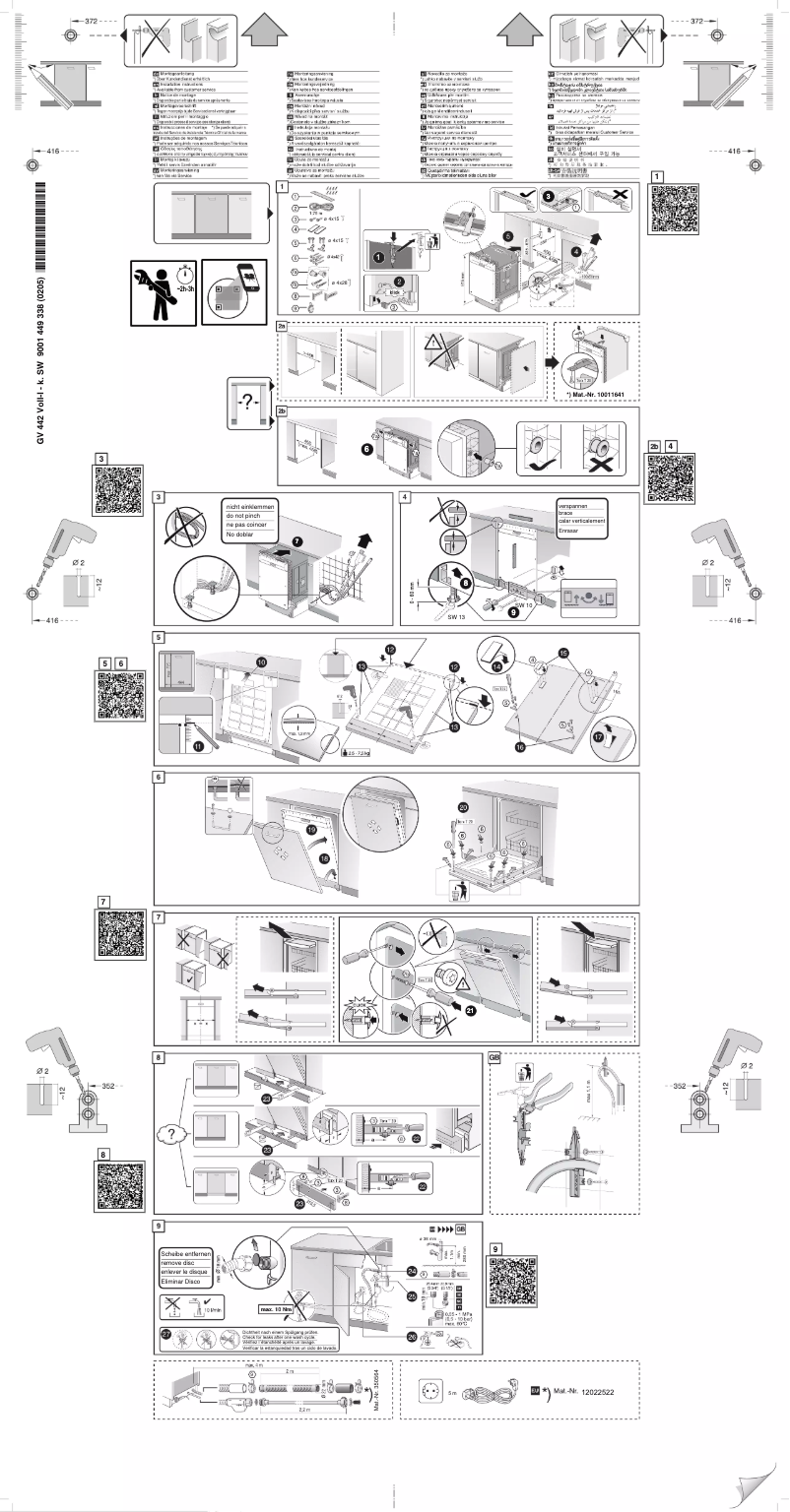 Page n°1 - Guide d'installation Neff S853HKX14E
