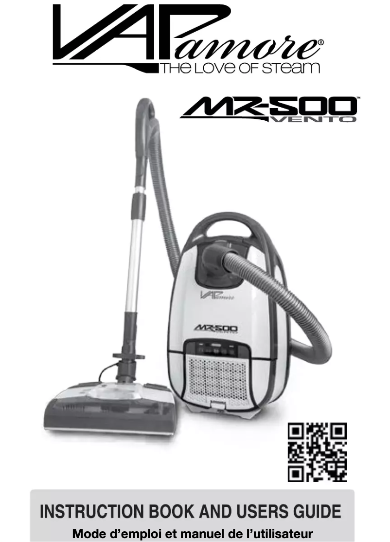 Page n°1 - Manuel utilisateur Vapamore Vento MR-500