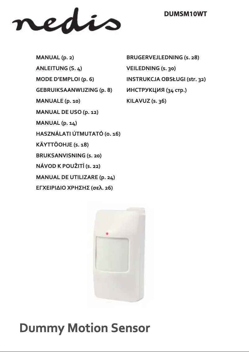 Page n°1 - Manuel utilisateur Nedis DUMSM10WT