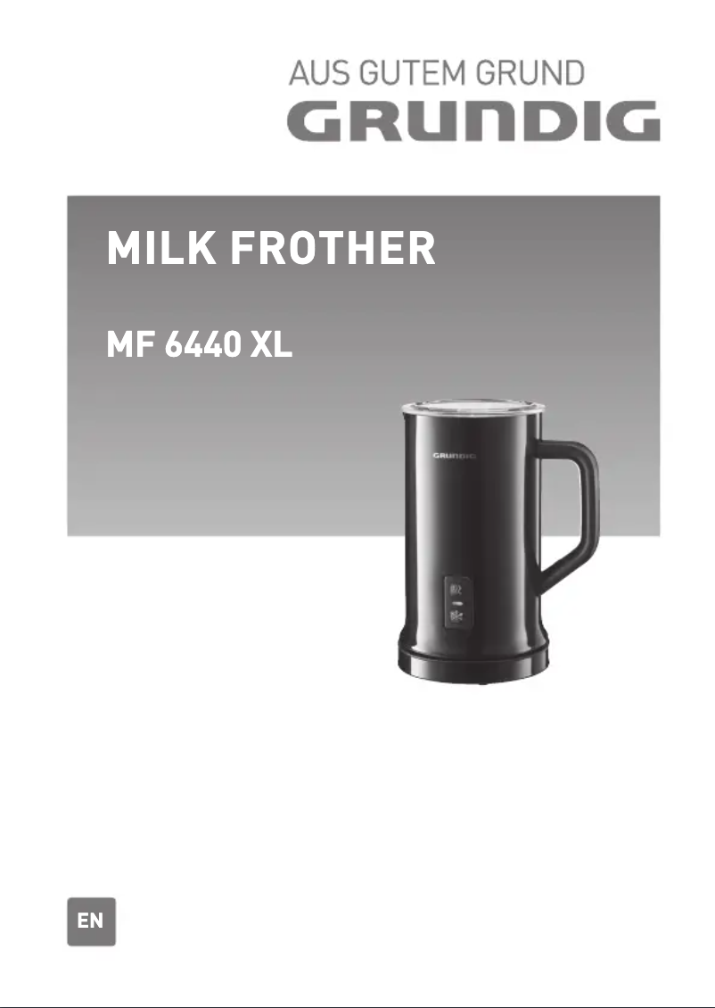 Image de la première page du manuel de l'appareil MF 6440 XL