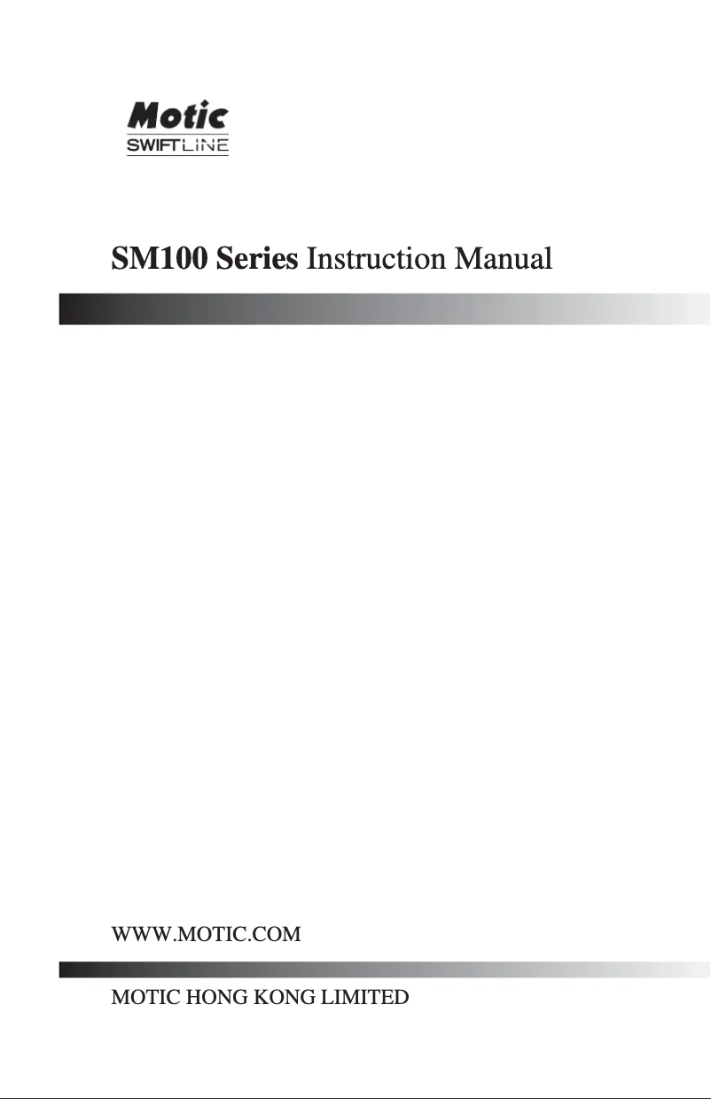 Page 1 de la notice Manuel utilisateur Swift SM105-C