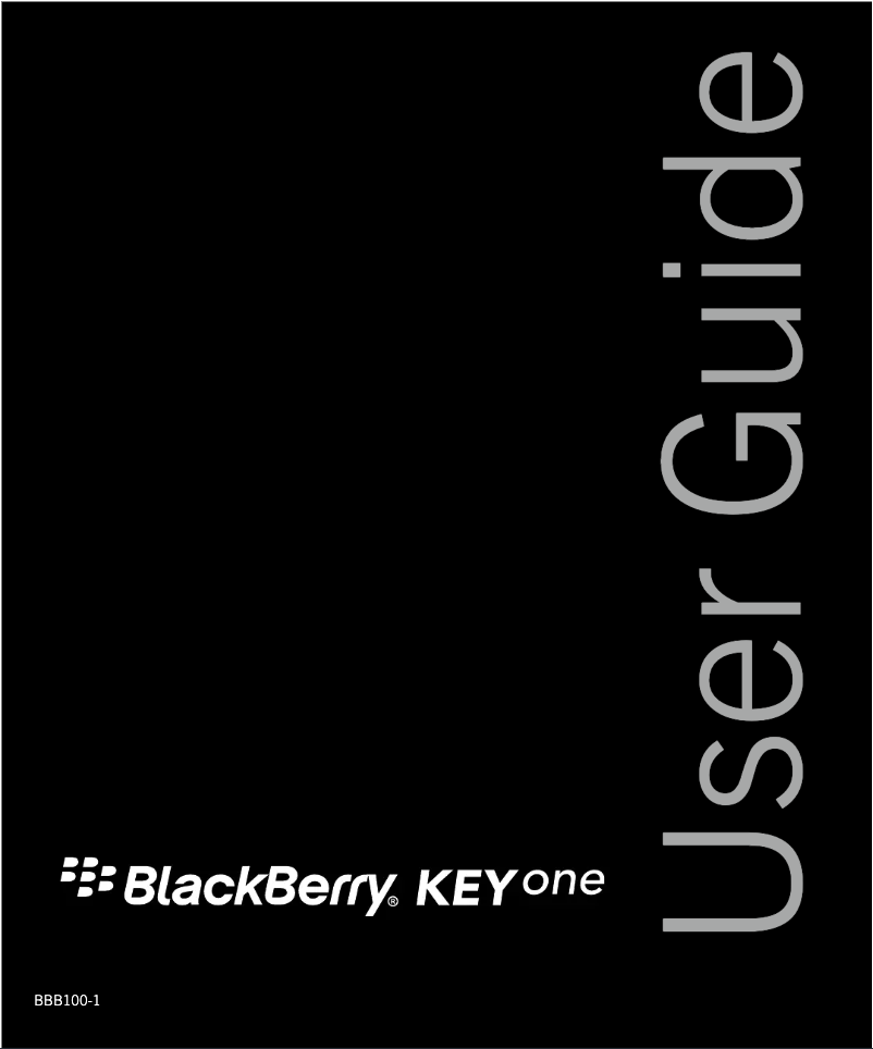 Página 1 del manual Manual de usuario BlackBerry KEYone BBB100-1