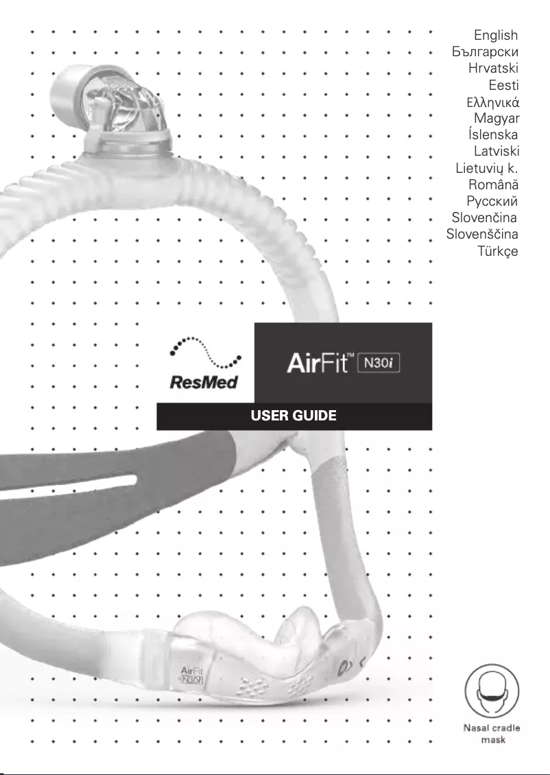 Page n°1 - Manuel utilisateur ResMed AirFit N30i