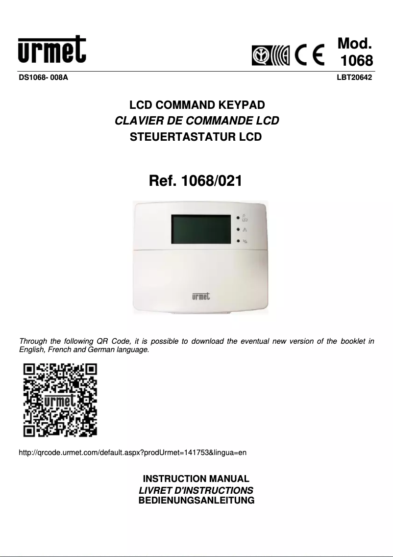 Página 1 del manual Manual de usuario Grothe 1068/021