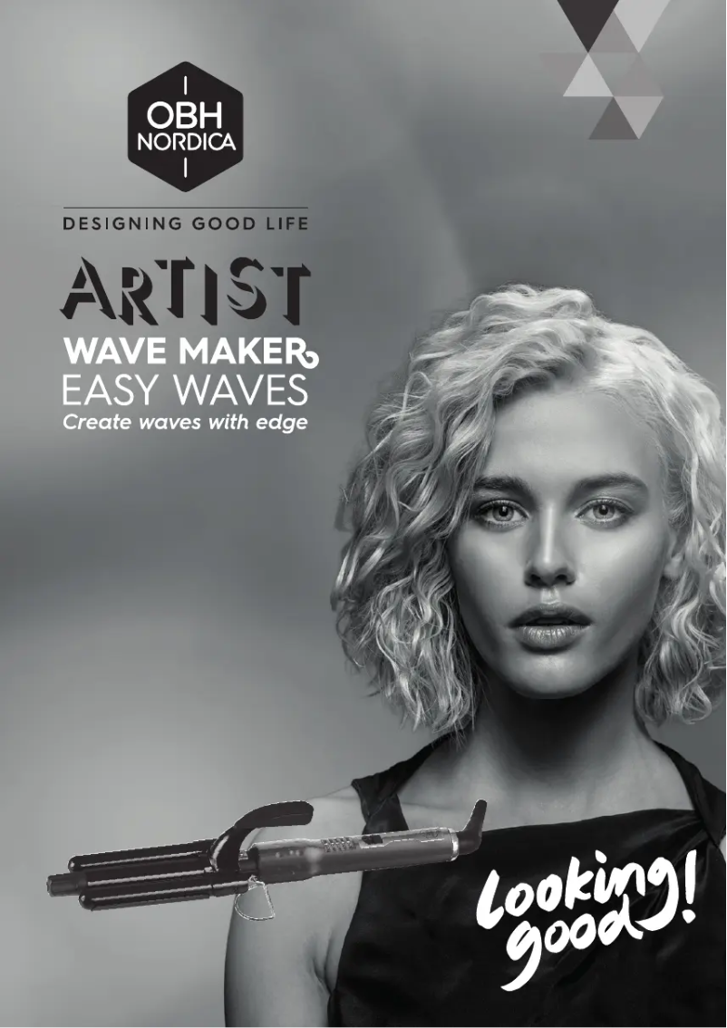 Page n°1 - Manuel utilisateur OBH Nordica Artist Easy Waves Chilli 5837