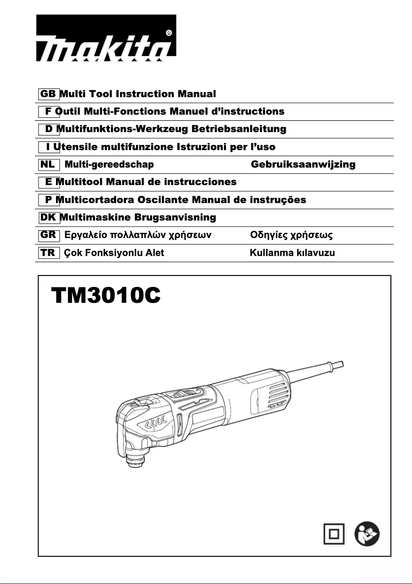 Page 1 de la notice Fiche technique Makita TM3010CK