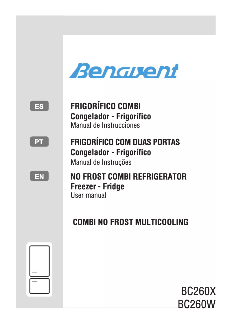 Page n°1 - Manuel utilisateur Benavent BC260W