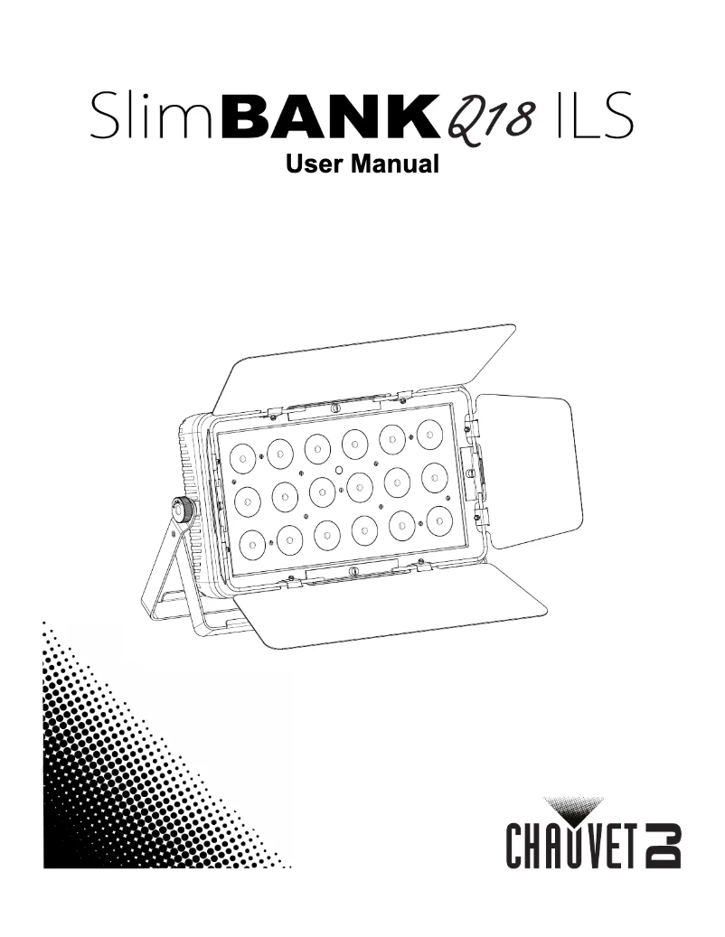 Página 1 del manual Manual de usuario Chauvet SlimBANK Q18 ILS