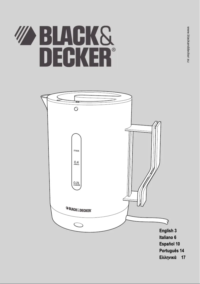 Page n°1 - Manuel utilisateur Black & Decker DC55