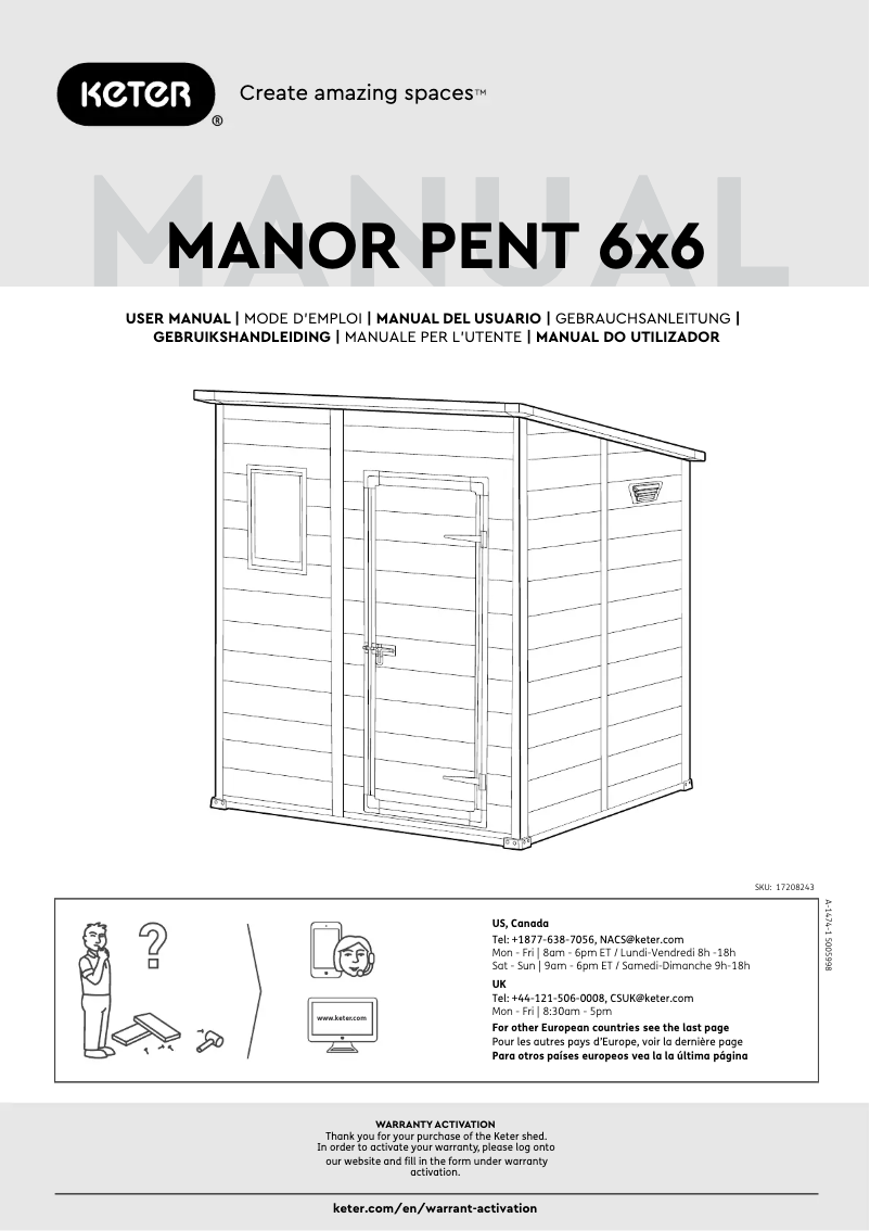 Image de la première page du manuel de l'appareil Manor Pent 6x6