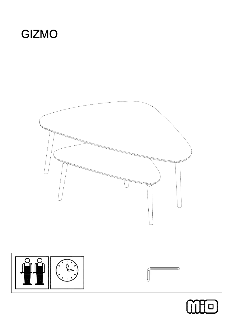 Page 1 de la notice Manuel utilisateur Mio Gizmo