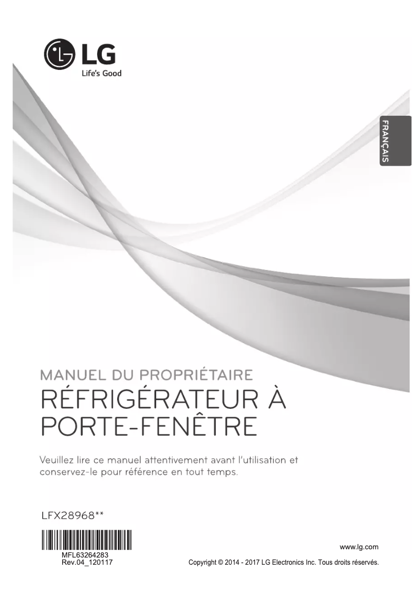 Página 1 del manual Manual de usuario LG LFX28968ST