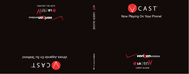 Page 1 de la notice Manuel utilisateur LG enV VX9900