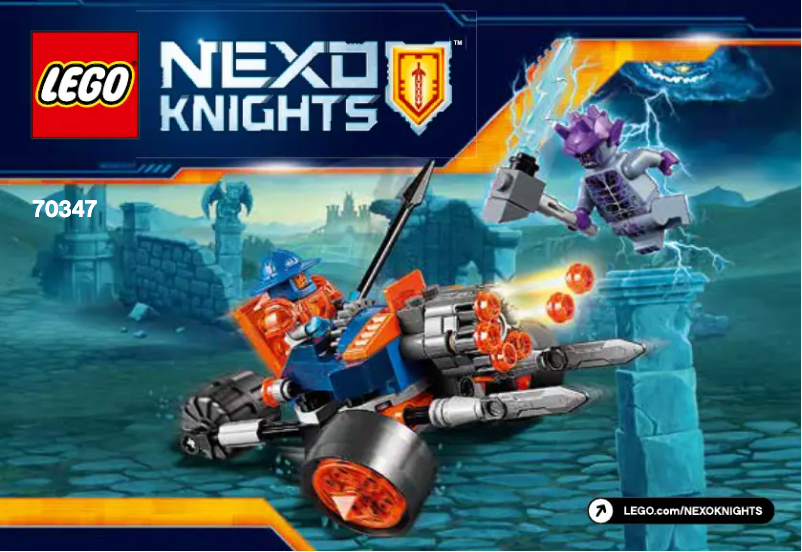 Page 1 de la notice Manuel utilisateur Lego Nexo Knights 70347