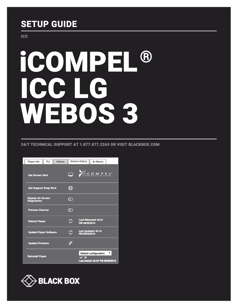 Page n°1 - Manuel utilisateur Black Box iCOMPEL ICC-AP-25