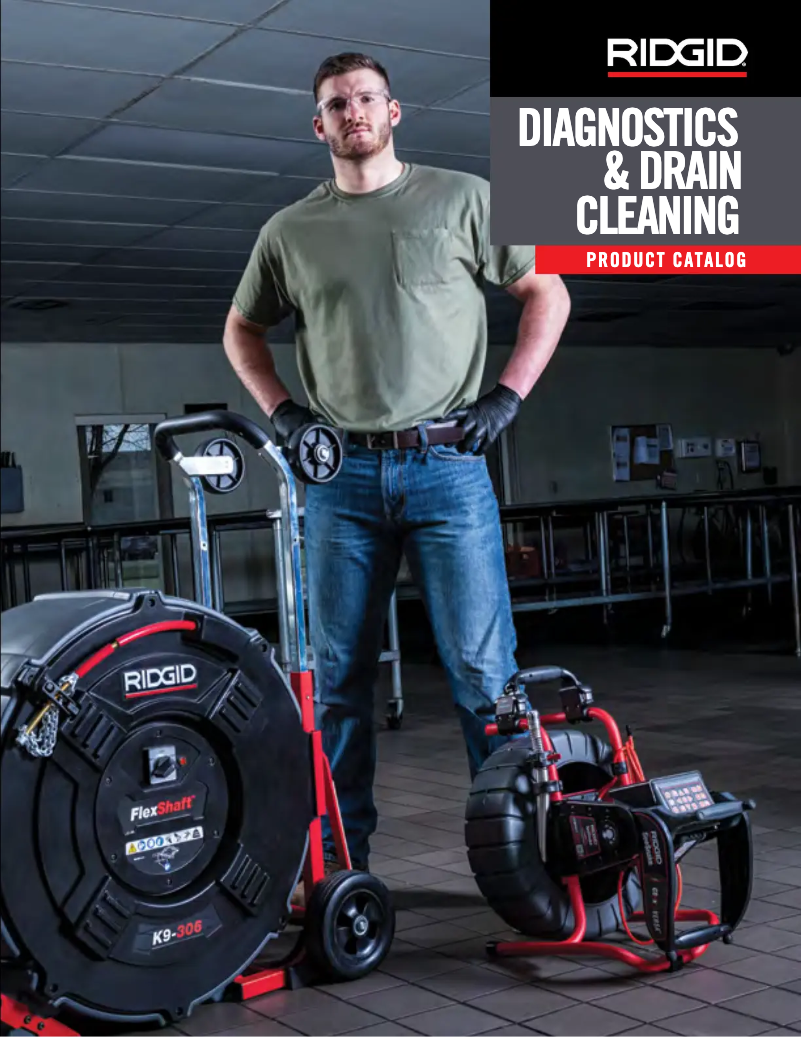 Page 1 de la notice Brochure Ridgid FlexShaft K9-204