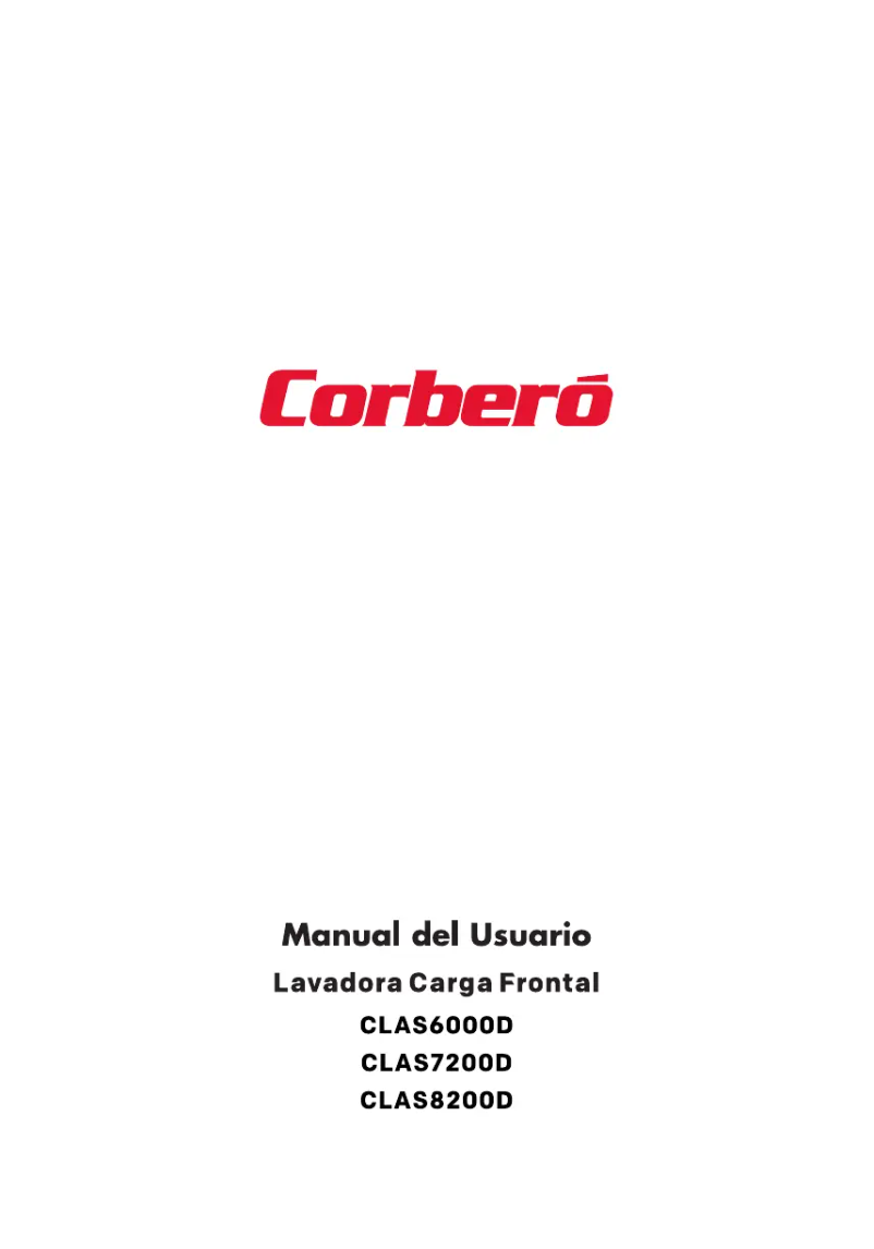 Page n°1 - Manuel utilisateur Corbero CLAS8200D