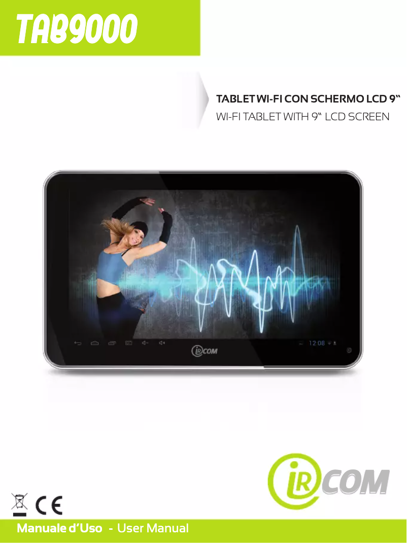 Image de la première page du manuel de l'appareil TAB 9000