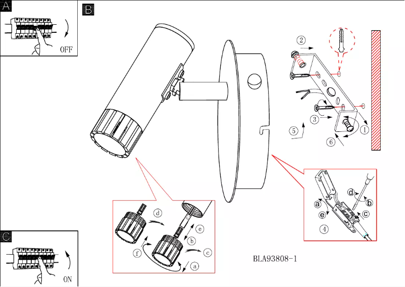 Page 1 de la notice Manuel utilisateur Eglo Lianello 1