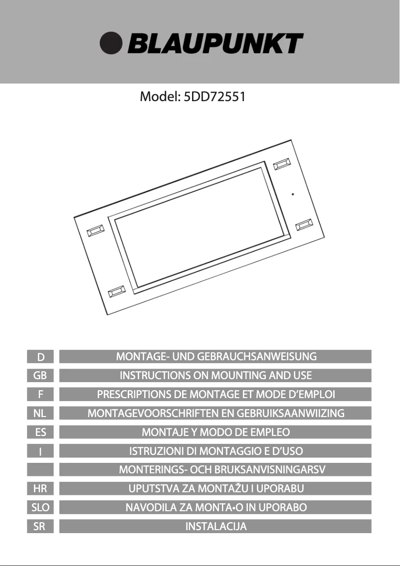 Image de la première page du manuel de l'appareil 5DD72551