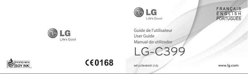 Página 1 del manual Manual de usuario LG LGC399