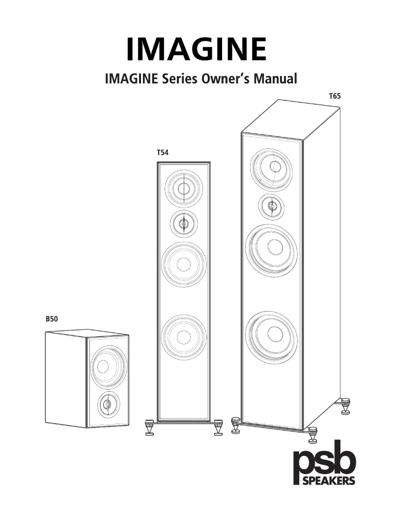 Page 1 of the manual User Manual PSB Imagine B50