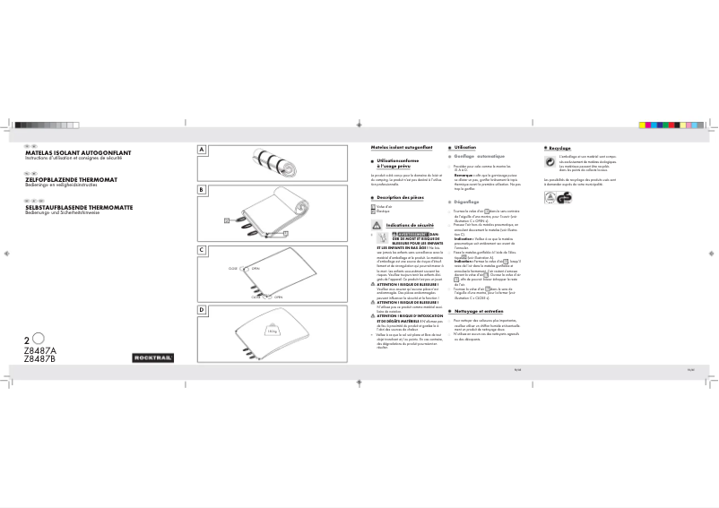 Image de la première page du manuel de l'appareil Z8487A