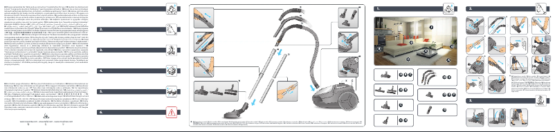Page n°1 - Manuel utilisateur Tefal City Space Cyclonic TW2521