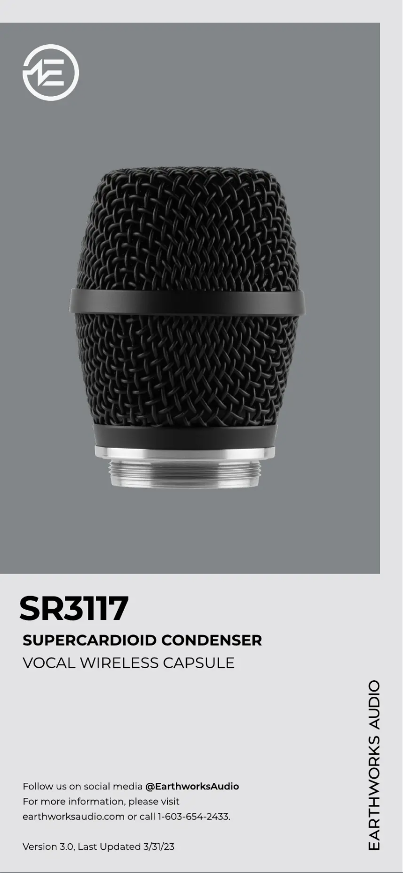 Image de la première page du manuel de l'appareil SR3117