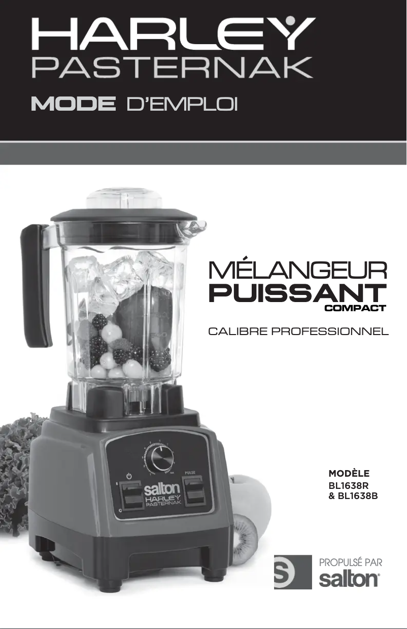 Página 1 del manual Manual de usuario Salton BL1683