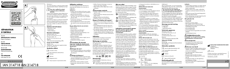 Image de la première page du manuel de l'appareil IAN 314718