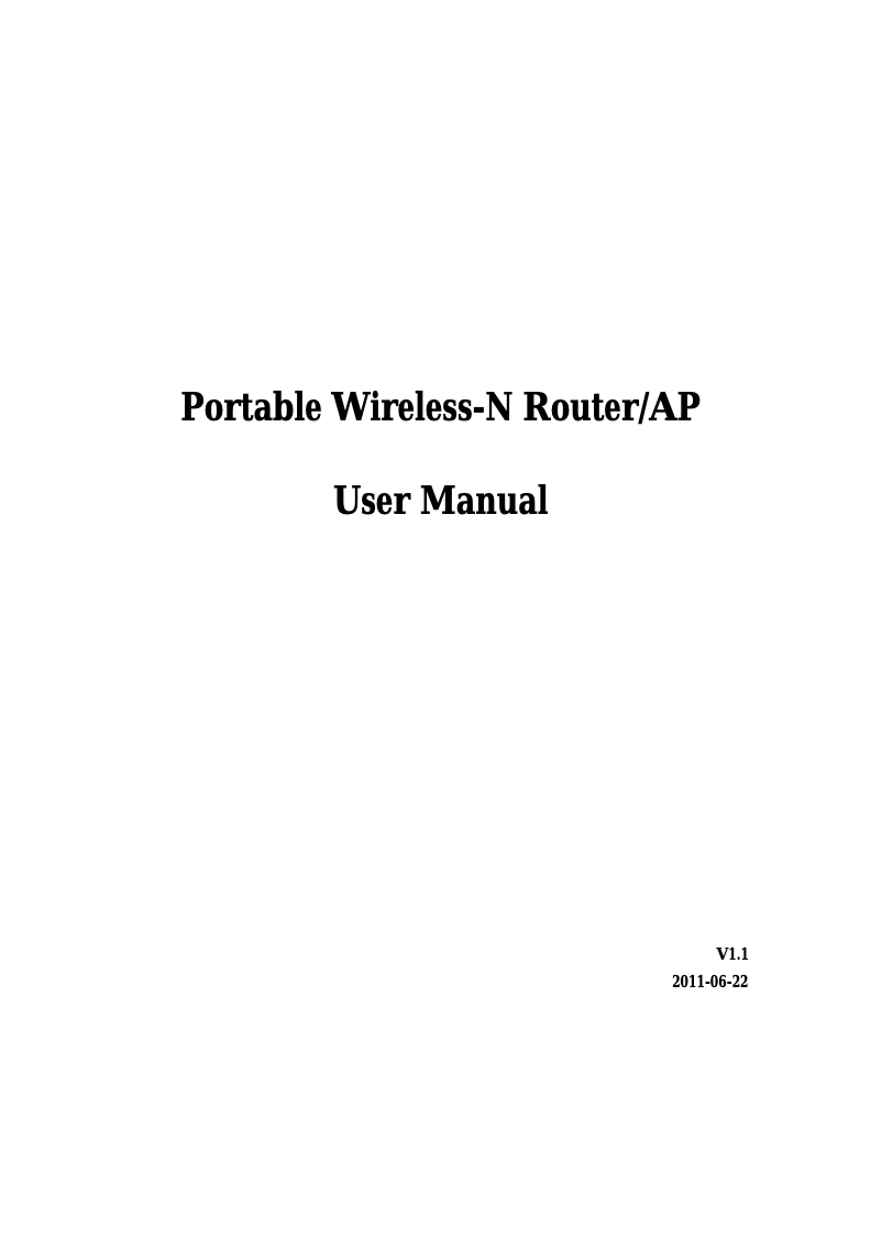 Page n°1 - Manuel utilisateur Netis WF-2403