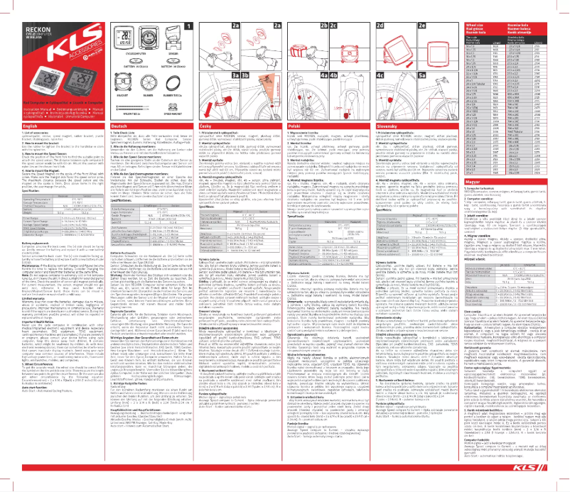 Page 1 de la notice Manuel utilisateur Kellys ReckON WL