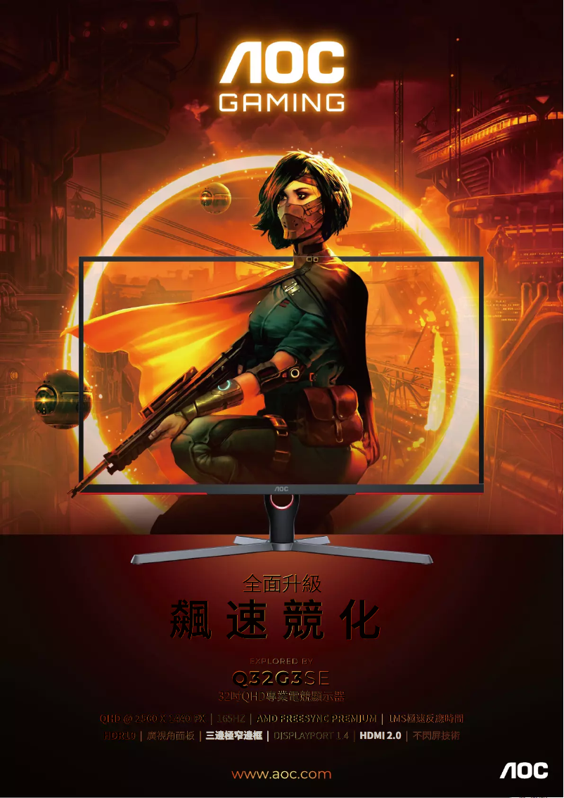 Image de la première page du manuel de l'appareil Q32G3SE