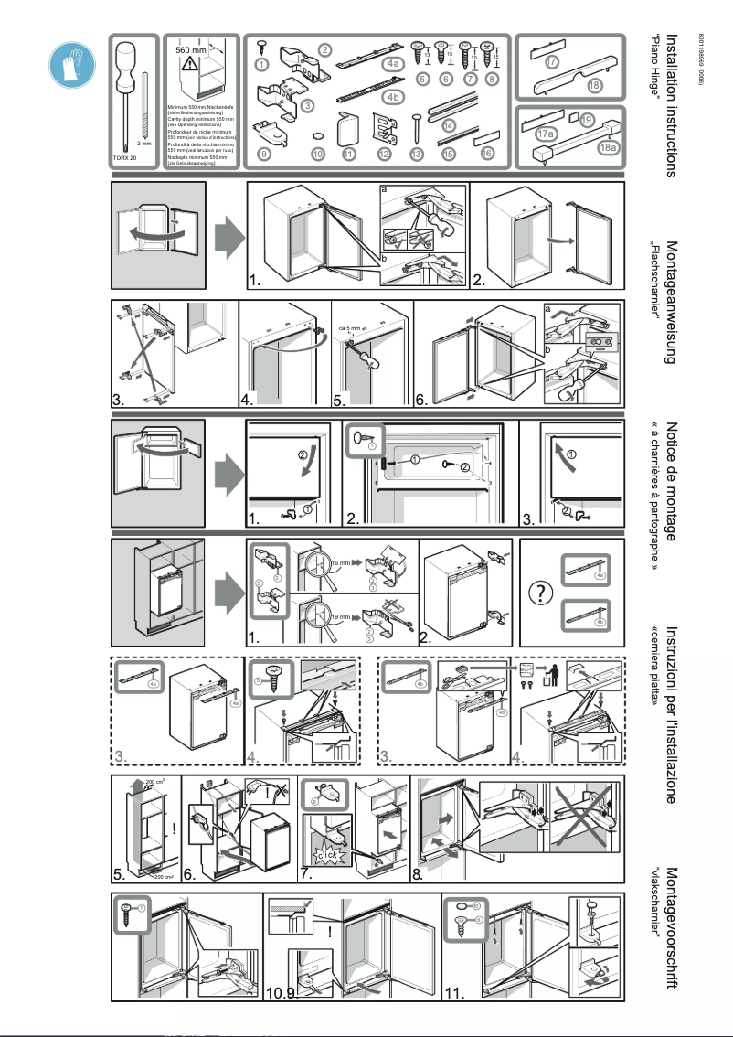 Page 1 de la notice Instructions / montage Constructa CK602EF0