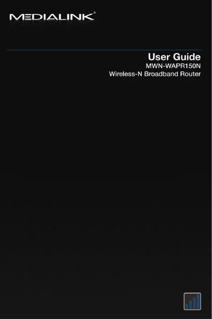 Page n°1 - Manuel utilisateur Mediabridge MWN-WAPR150N
