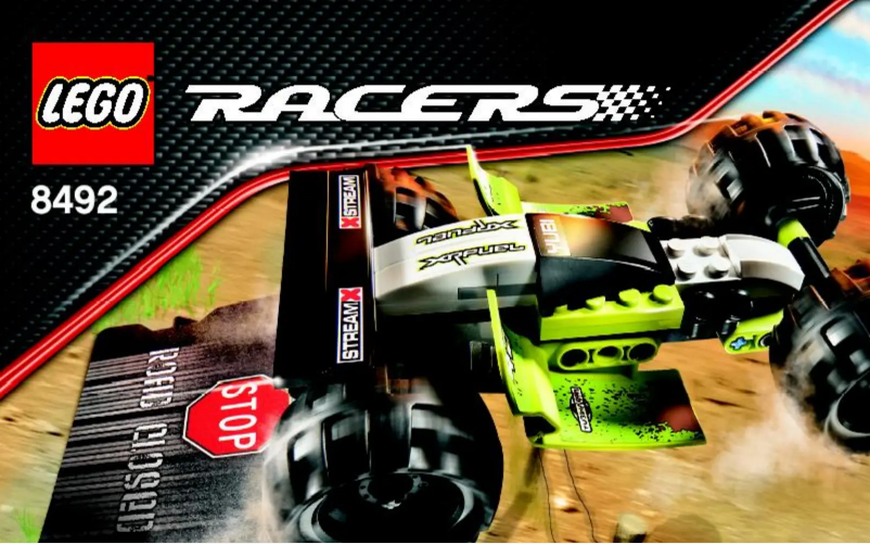 Page n°1 - Manuel utilisateur Lego Racers 8492