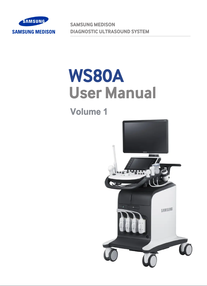 Página 1 del manual Manual de usuario Samsung WS80A