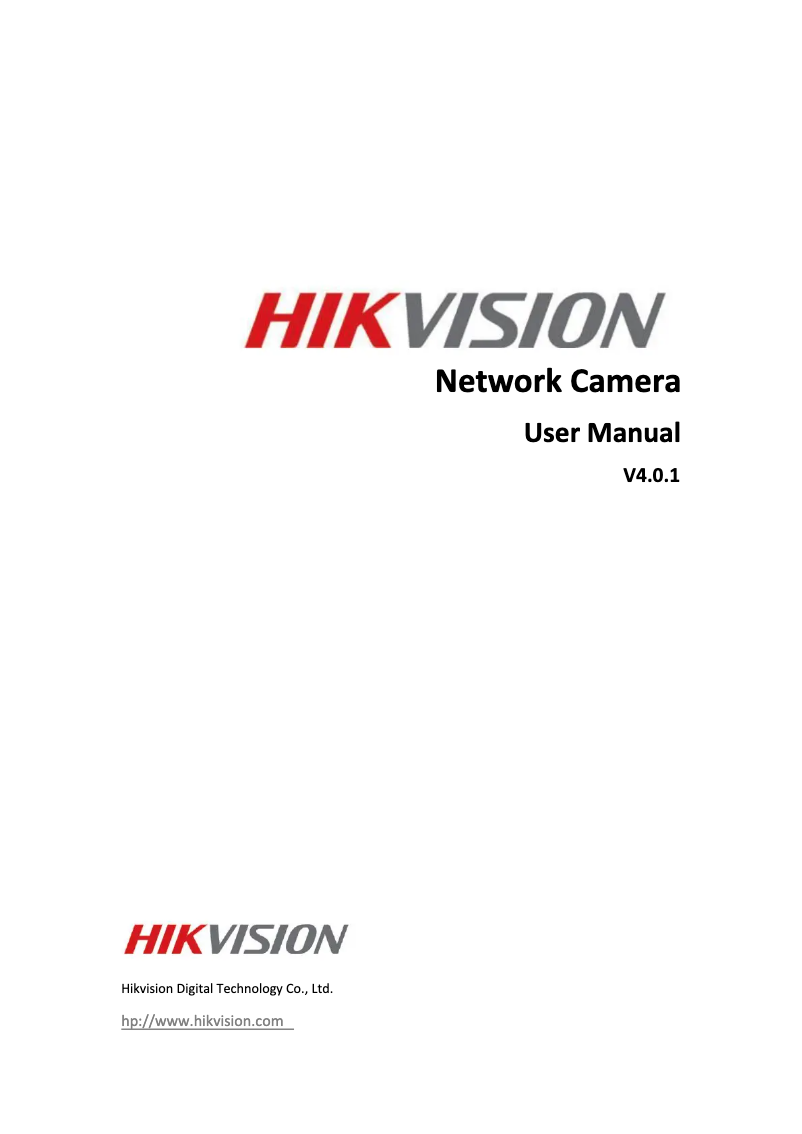 Page n°1 - Manuel utilisateur Hikvision DS-2CD754FWD-EI
