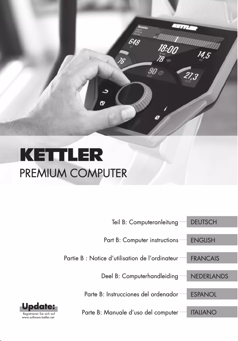 Image de la première page du manuel de l'appareil Ride 100