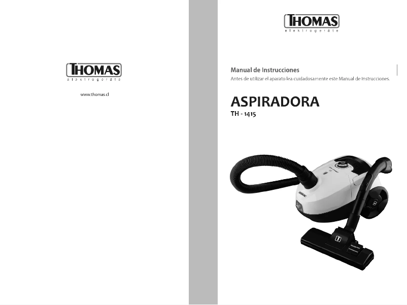 Page n°1 - Manuel utilisateur Thomas TH-1415