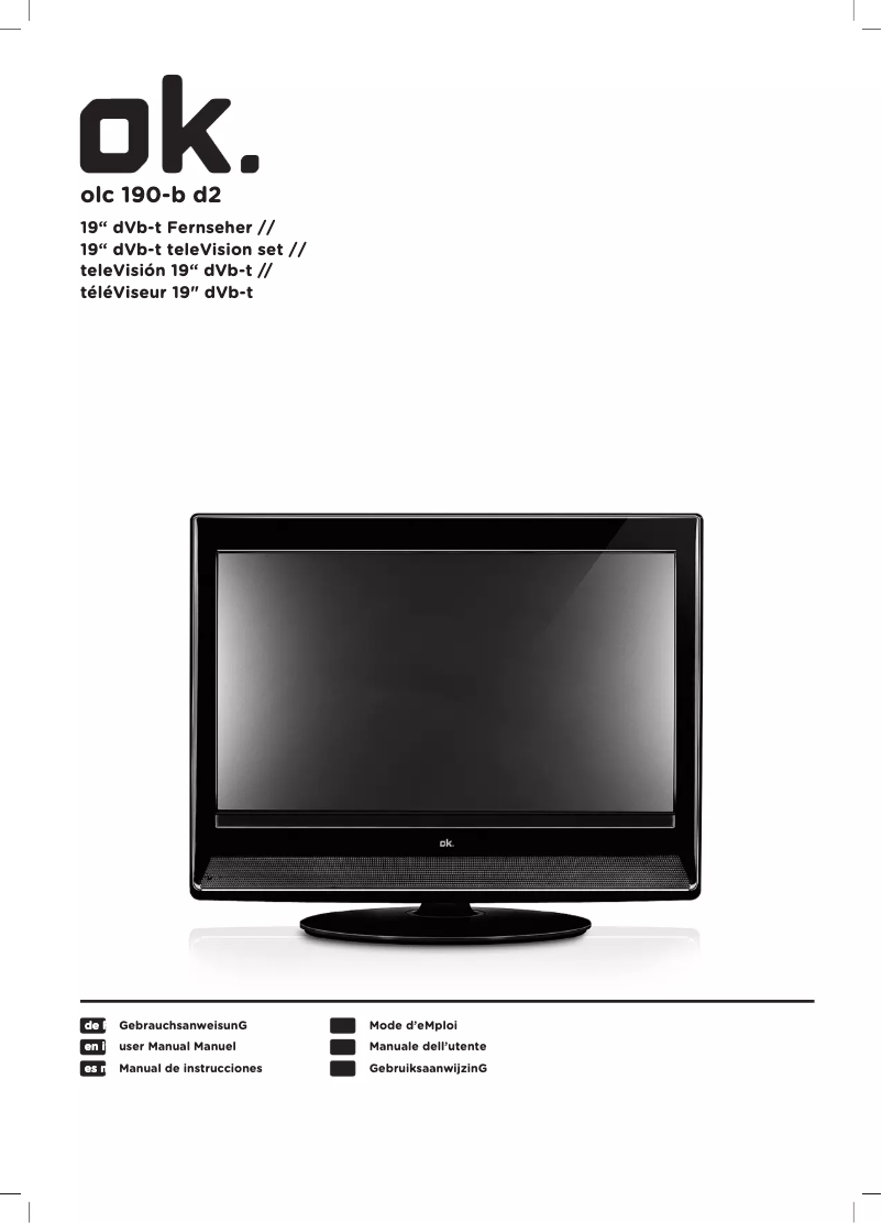 Page 1 de la notice Manuel utilisateur OK OLC 190-B D2