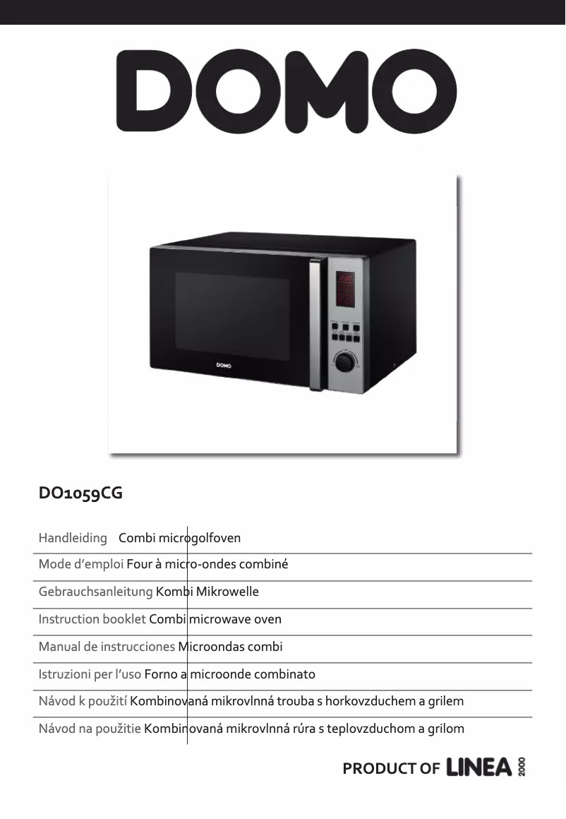 Page 1 de la notice Manuel utilisateur Domo DO1059CG