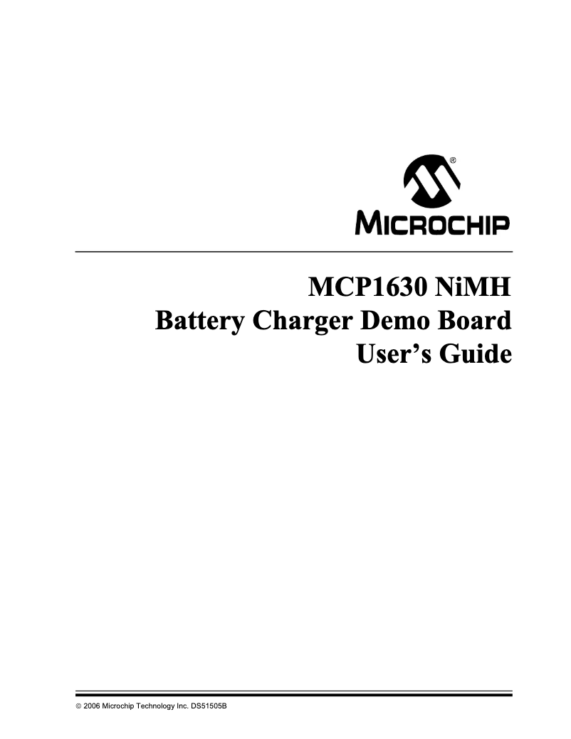 Página 1 del manual Manual de usuario Microchip TC54